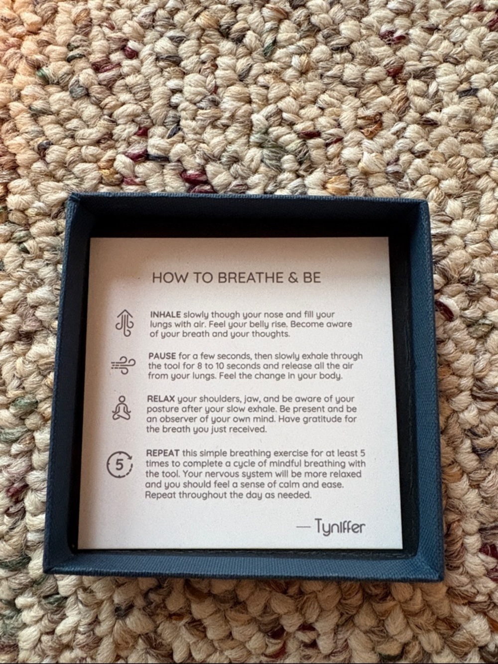 Tyniffer Silver Aromatherapy Necklace with Box - Picture 3 of 6